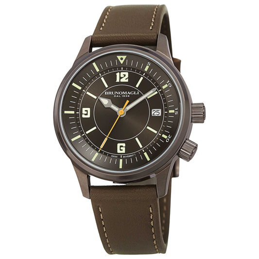 Front view of Bruno Magli Vittorio Men's Quartz Watch 24.191281.GH