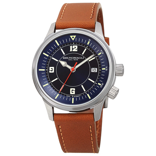 Front view of Bruno Magli Vittorio Men's Quartz Watch 24.191281.SU