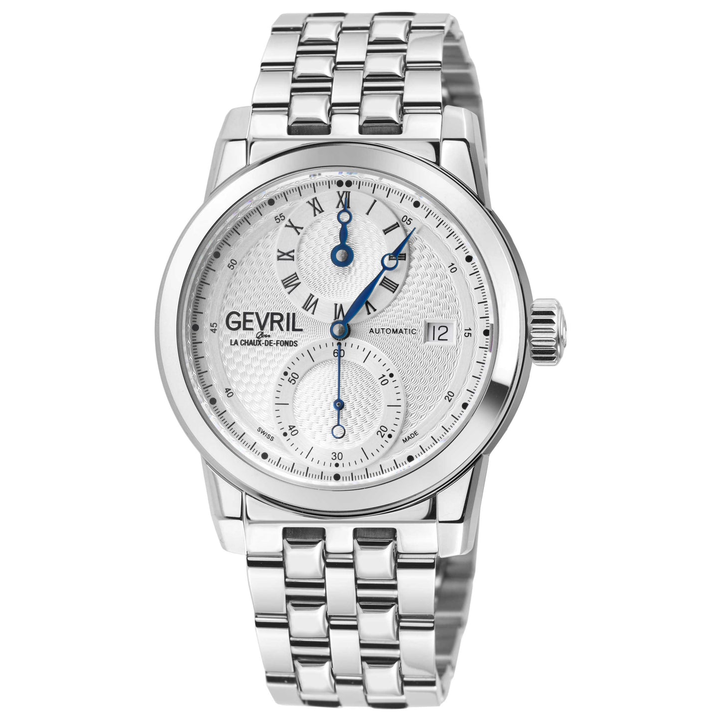 Front view of Gevril Gramercy Men's Automatic Watch 24011B