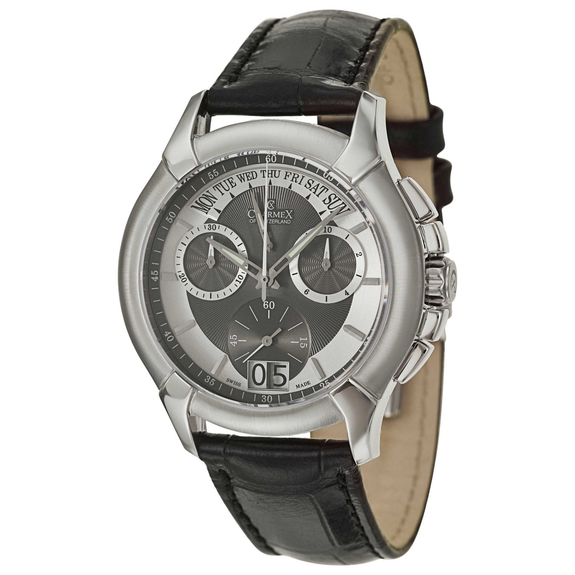 Front view of Charmex Trieste Men's Swiss Quartz (Battery-Powered) Watch 2406