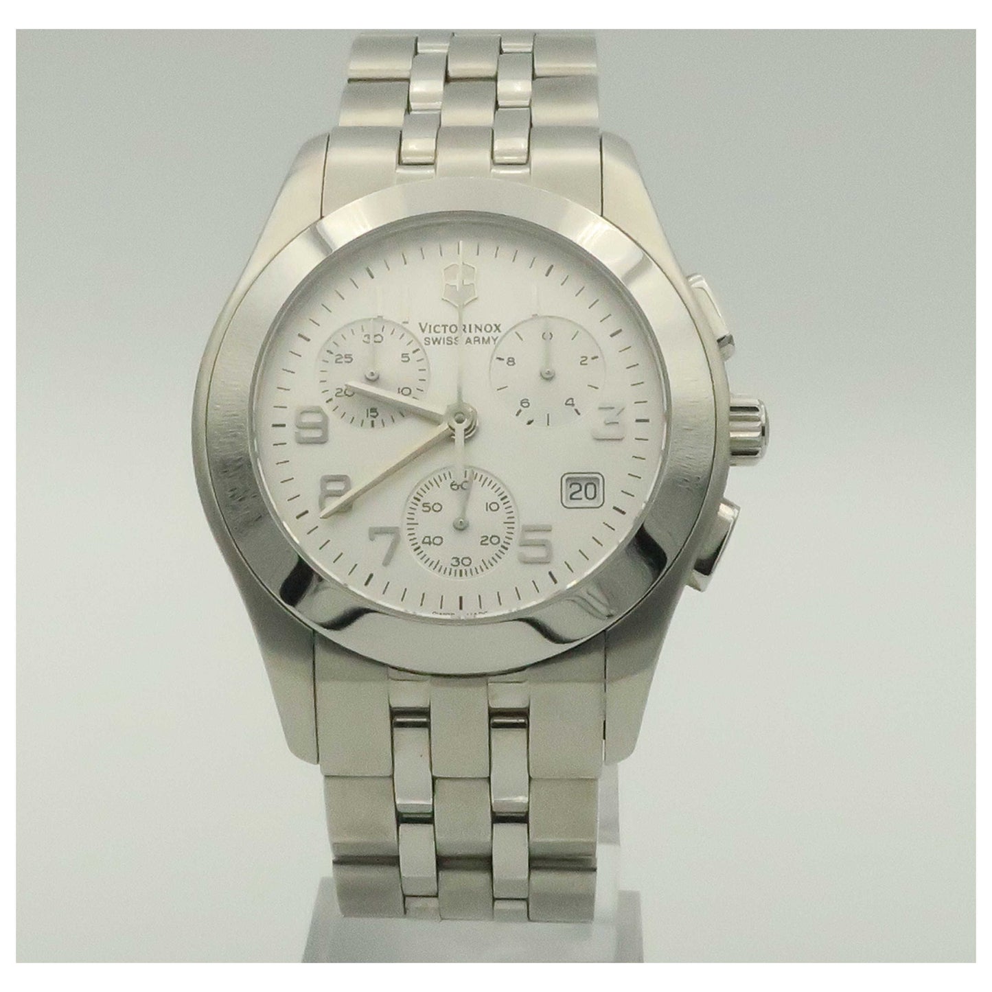 Front view of Victorinox Swiss Army Classic Men's Swiss Quartz (Battery-Powered) Watch 241048-PO