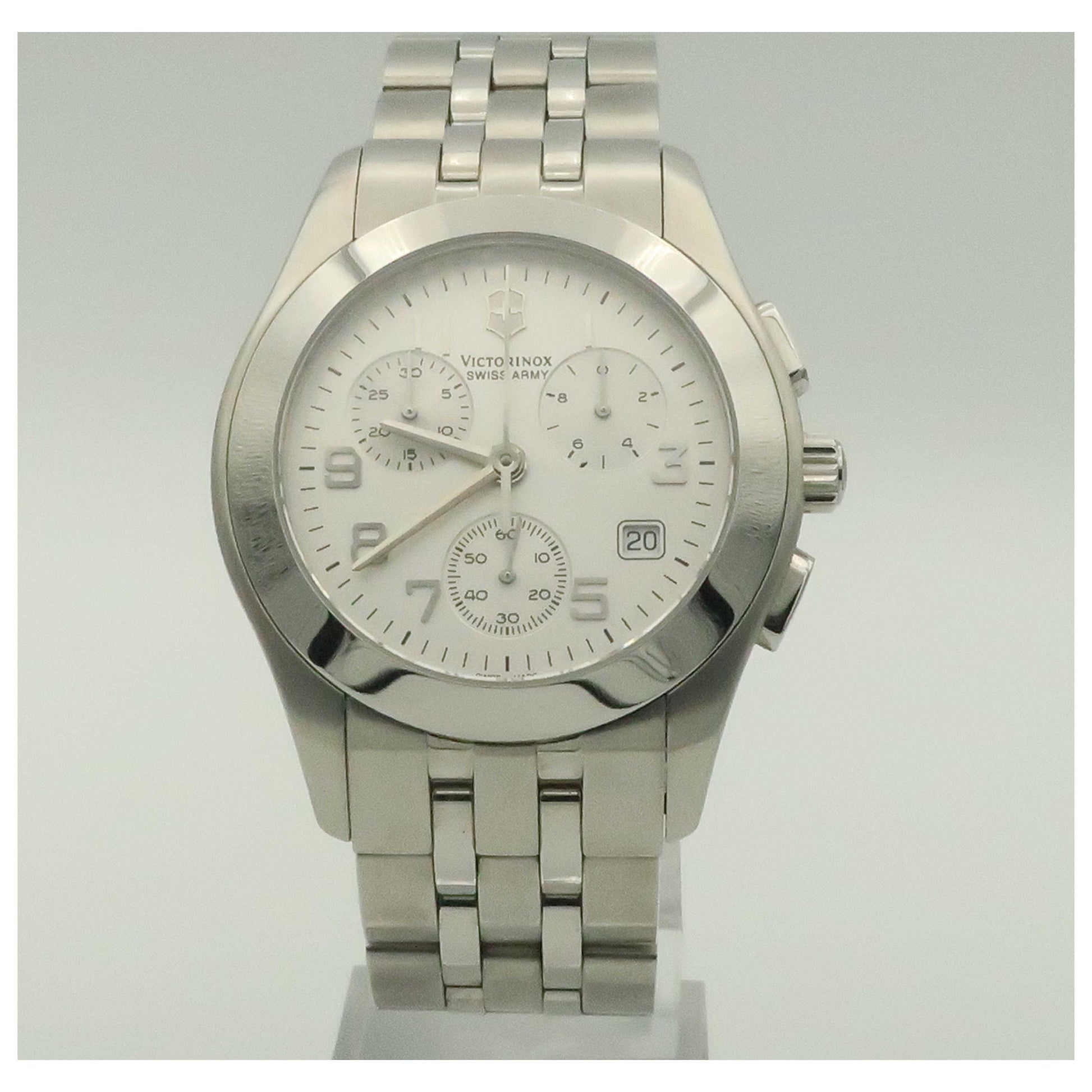 Front view of Victorinox Swiss Army Classic Men's Swiss Quartz (Battery-Powered) Watch 241048-PO