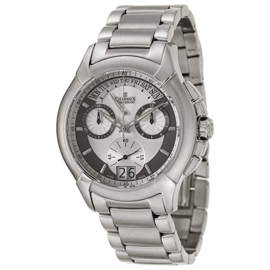 Front view of Charmex Zermatt Men's Swiss Quartz (Battery-Powered) Watch 2410