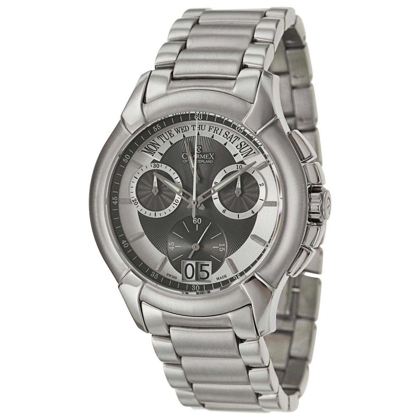 Front view of Charmex Trieste Men's Swiss Quartz (Battery-Powered) Watch 2411