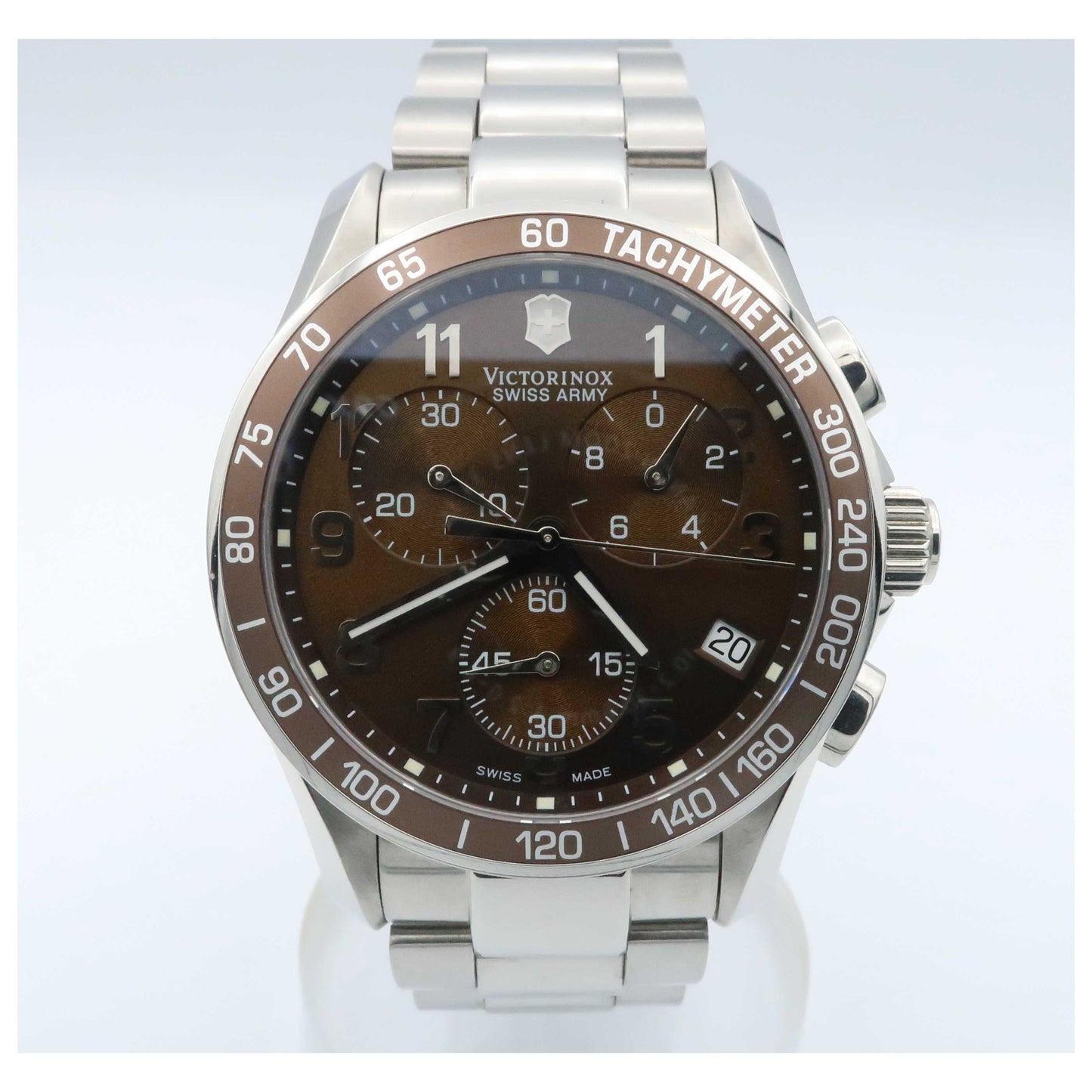 Front view of Victorinox Swiss Army Chrono Classic Men's Swiss Quartz (Battery-Powered) Watch 241204-SDV