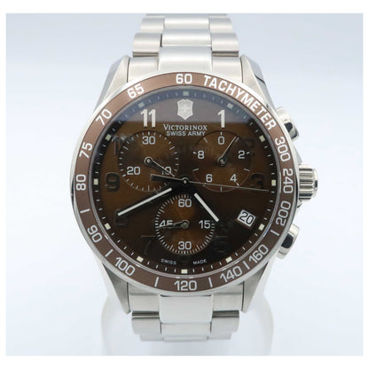 Front view of Victorinox Swiss Army Chrono Classic Men's Swiss Quartz (Battery-Powered) Watch 241204-SDV
