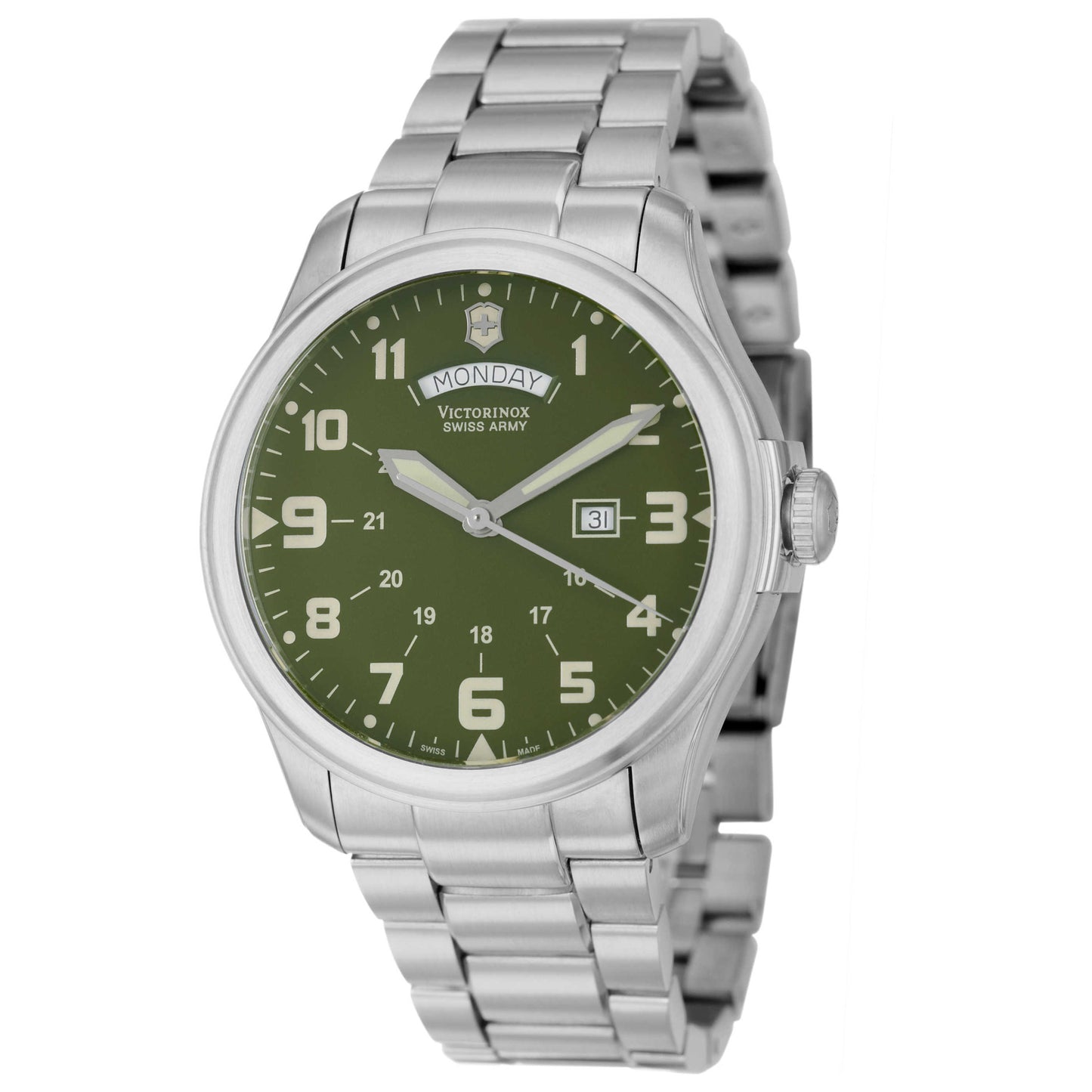 Front view of Victorinox Swiss Army Classic Men's Swiss Quartz (Battery-Powered) Watch 241291