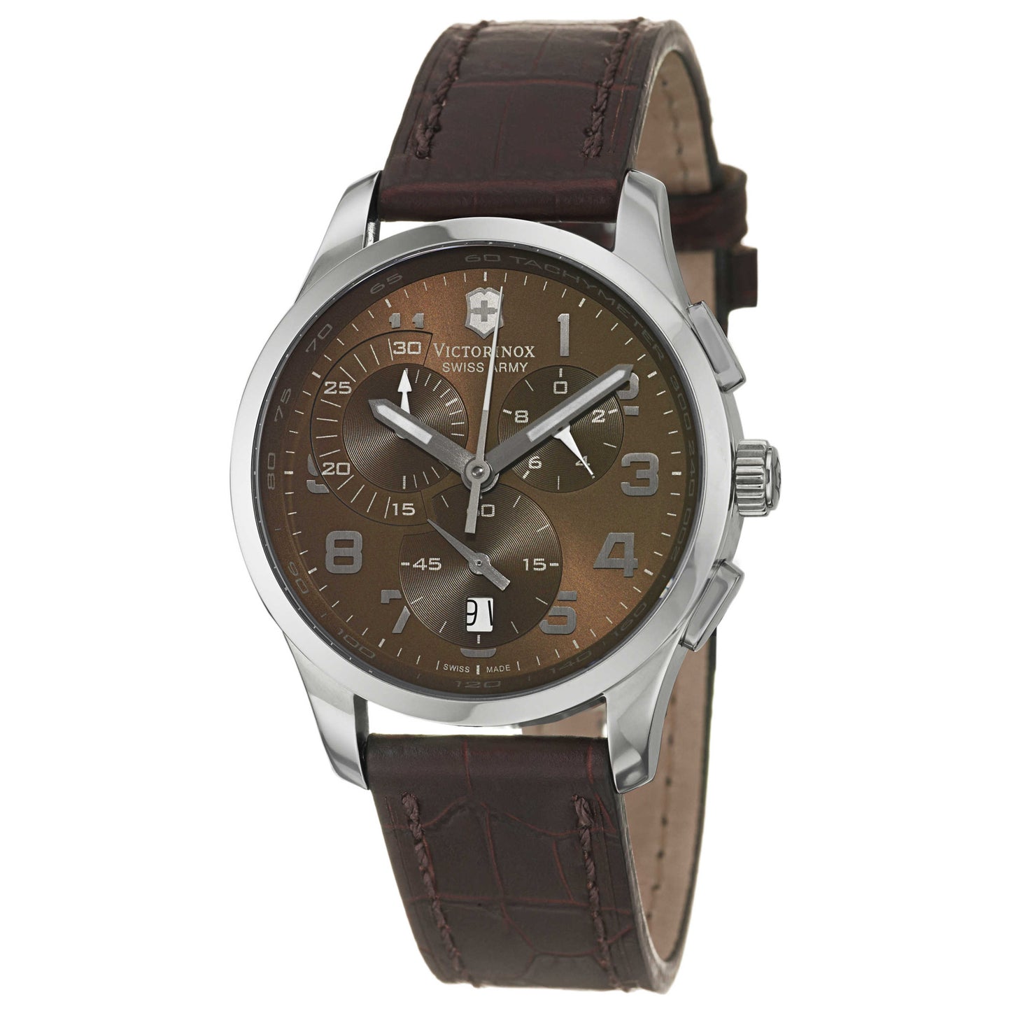 Front view of Victorinox Swiss Army Classic Men's Swiss Quartz (Battery-Powered) Watch 241297