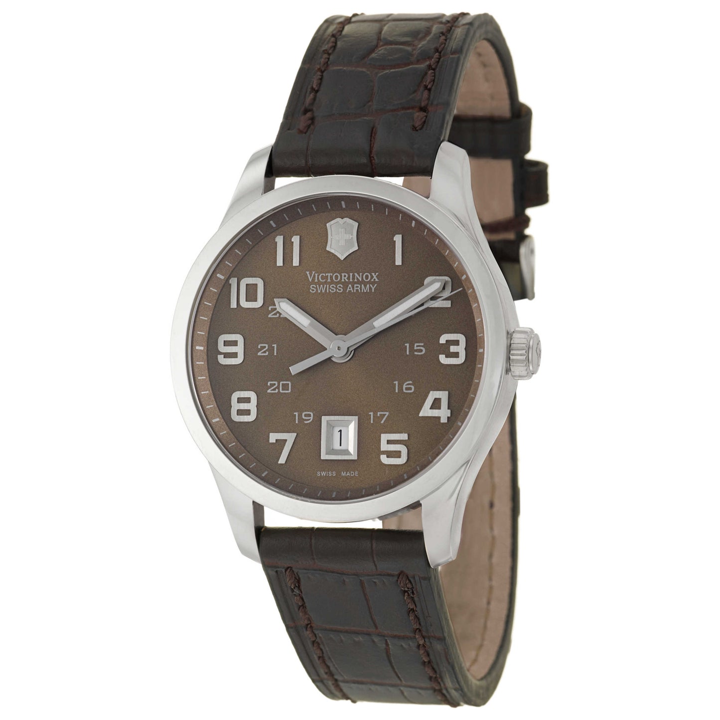 Front view of Victorinox Swiss Army Classic Men's Swiss Quartz (Battery-Powered) Watch 241323