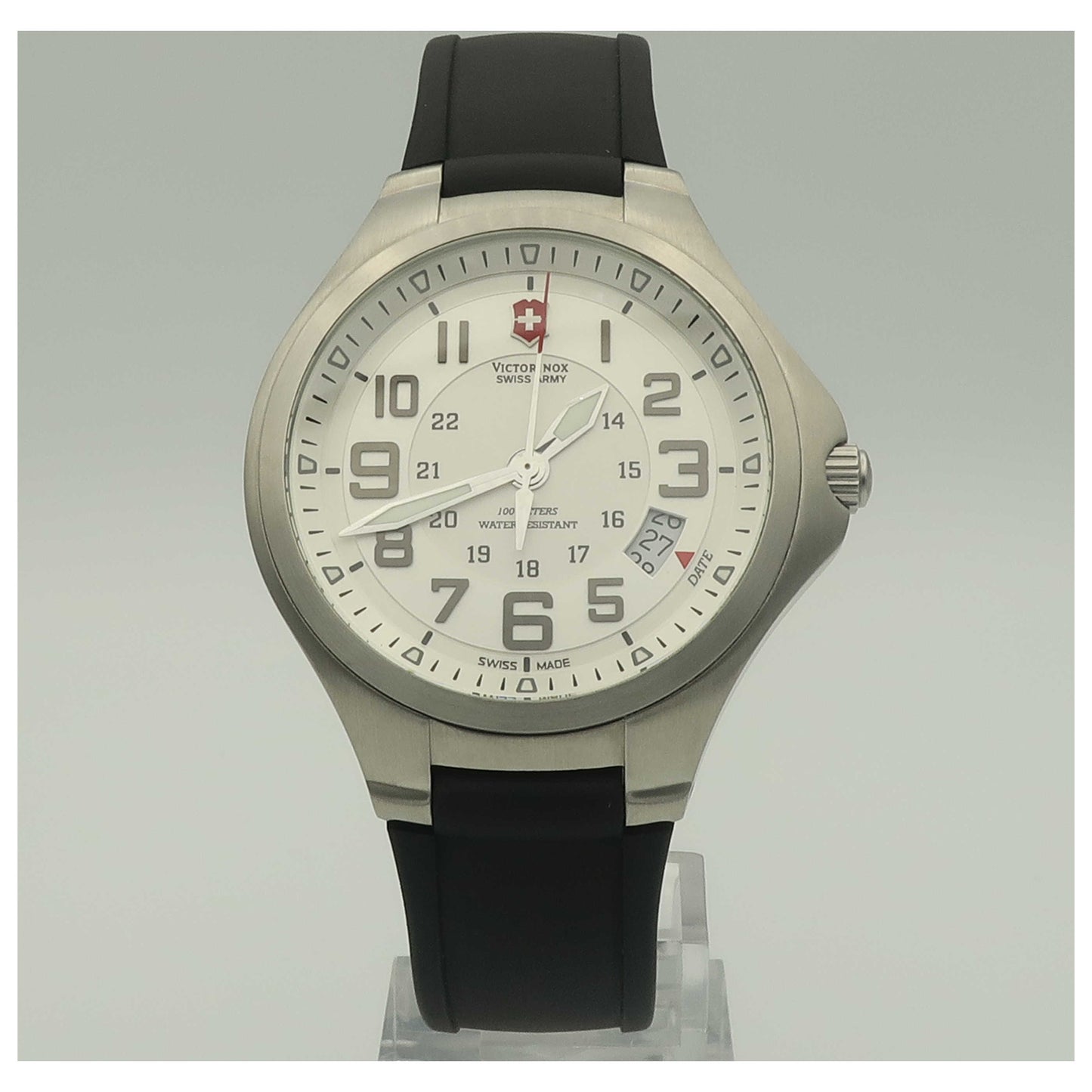 Front view of Victorinox Swiss Army Active Men's Swiss Quartz (Battery-Powered) Watch 241332-PO
