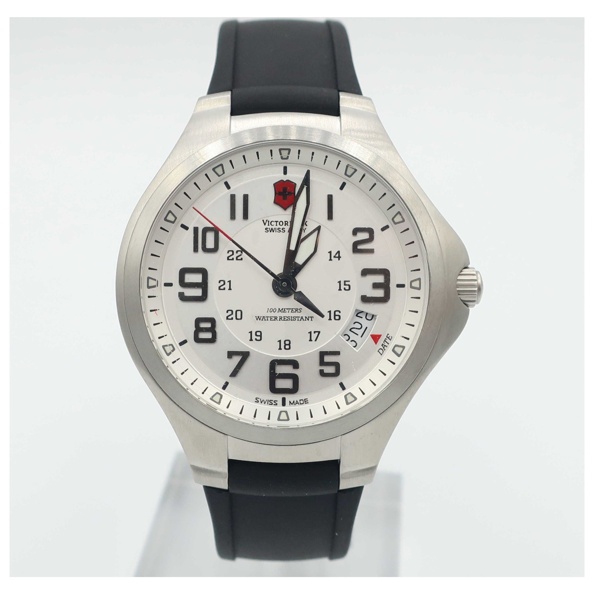 Front view of Victorinox Swiss Army Active Men's Swiss Quartz (Battery-Powered) Watch 241332-SD
