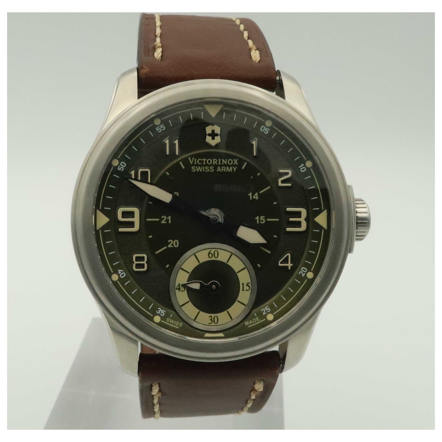 Front view of Victorinox Swiss Army Classic Men's Manual-Wind Watch 241376-PO