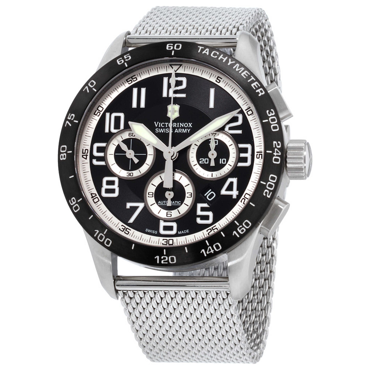 Front view of Victorinox Swiss Army Mechanical Men's Automatic Watch 241447-1
