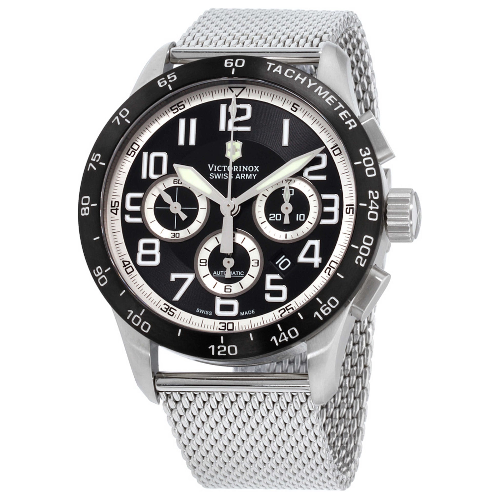 Front view of Victorinox Swiss Army Mechanical Men's Automatic Watch 241447-1