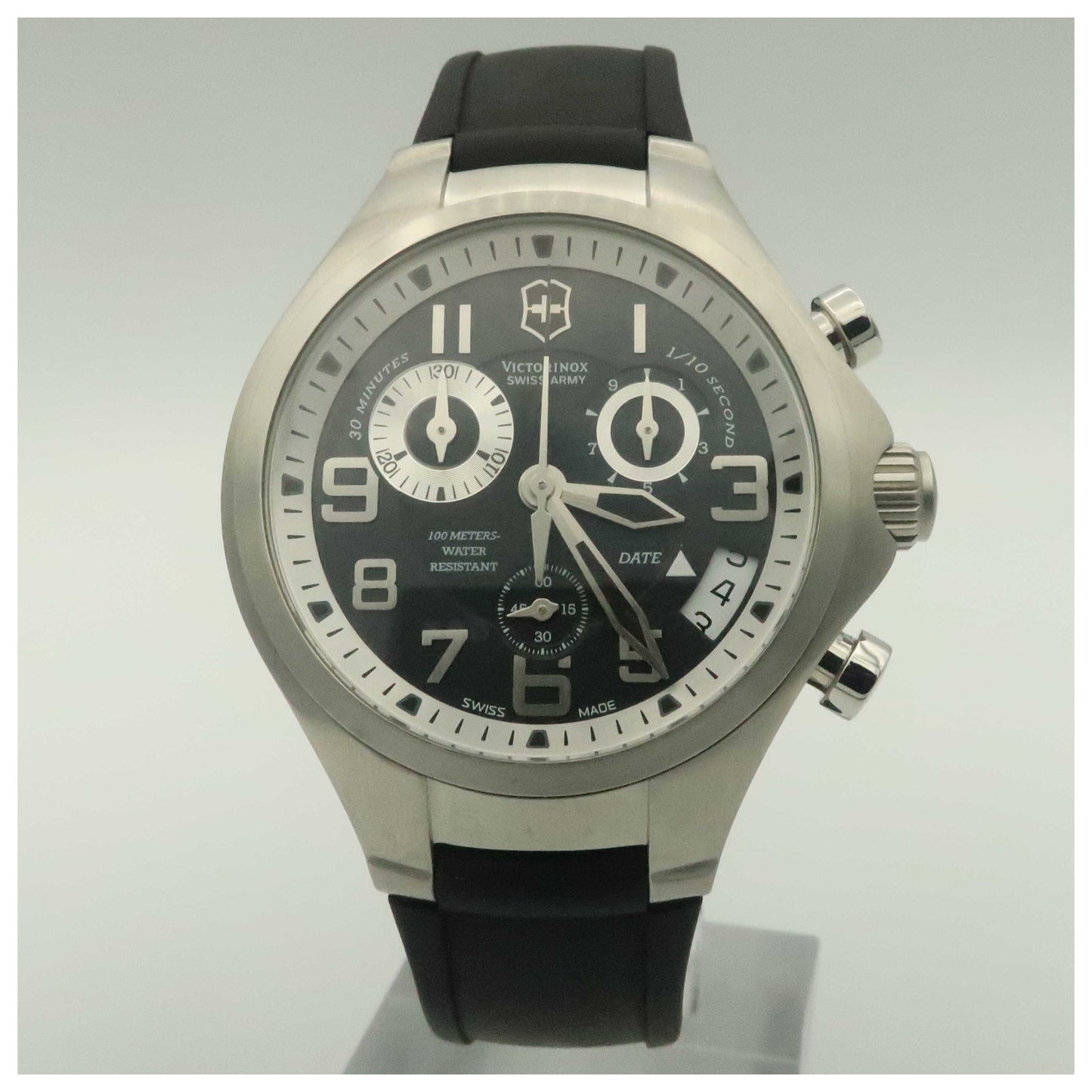 Front view of Victorinox Swiss Army Active Men's Swiss Quartz (Battery-Powered) Watch 241465-PO