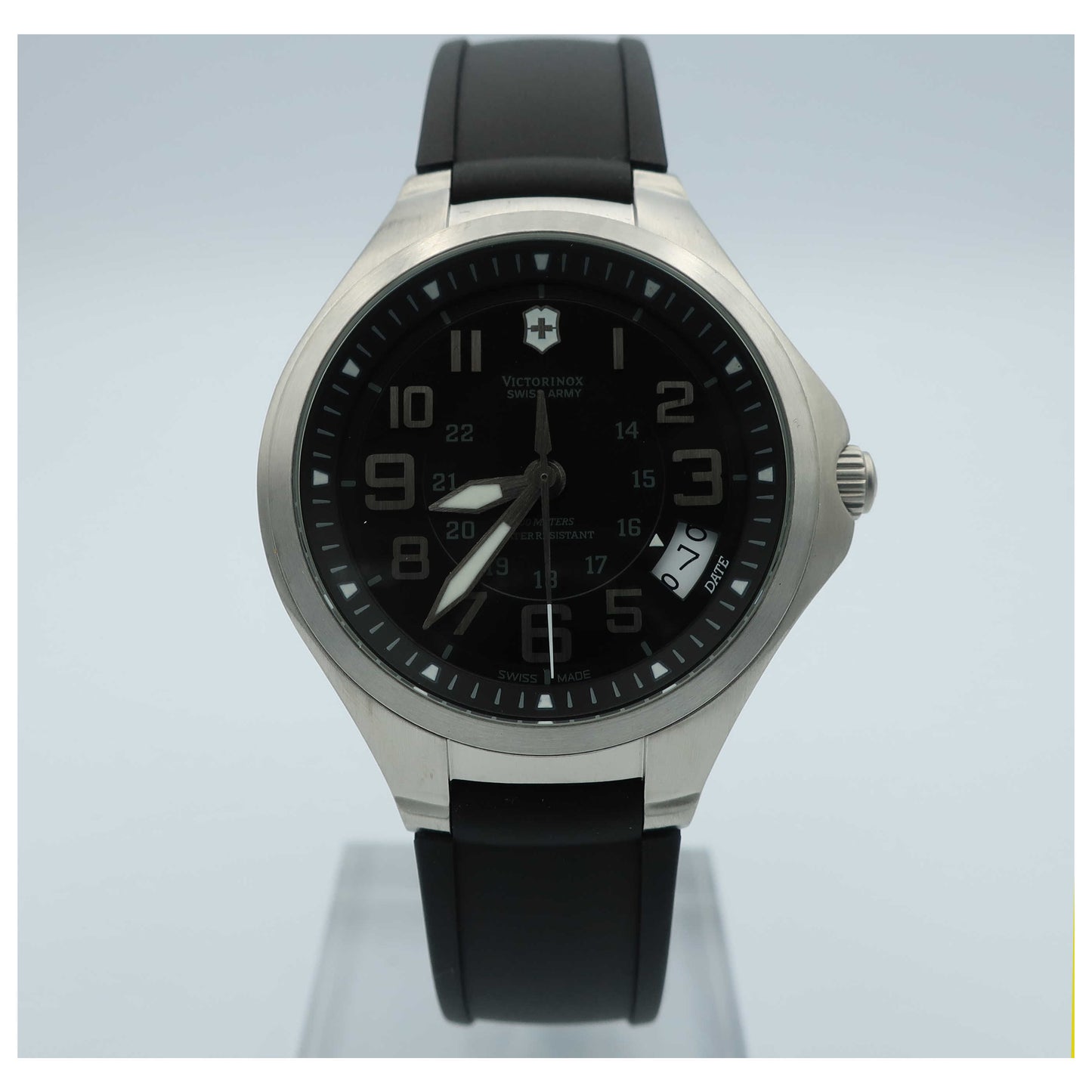 Front view of Victorinox Swiss Army Active Men's Swiss Quartz (Battery-Powered) Watch 241470-SD