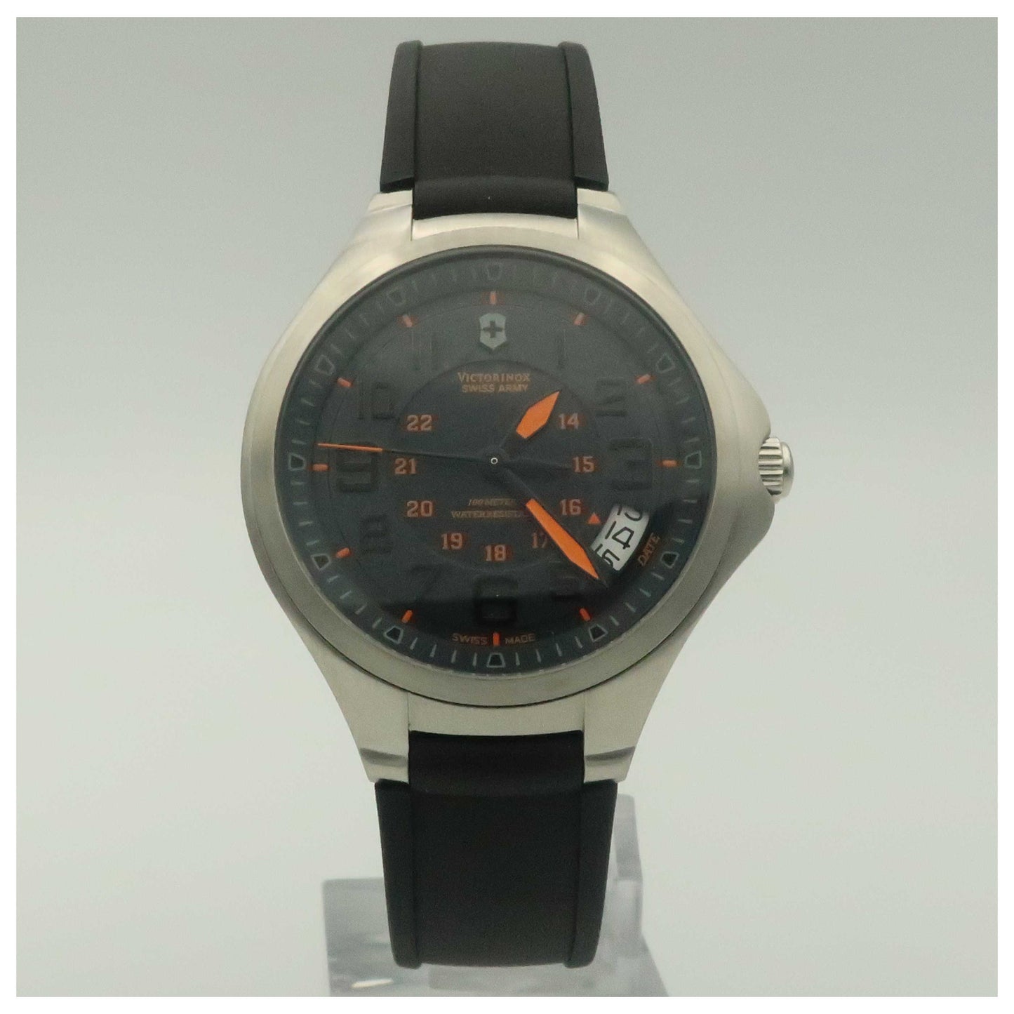 Front view of Victorinox Swiss Army Active Men's Swiss Quartz (Battery-Powered) Watch 241472-SD