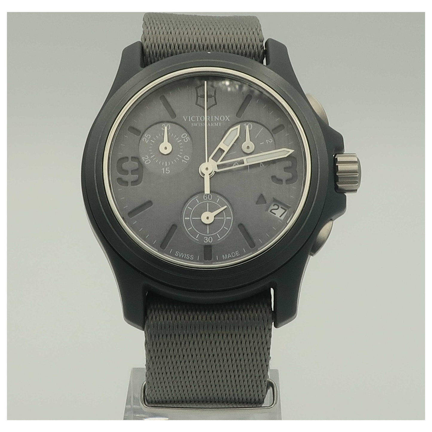 Front view of Victorinox Swiss Army Original Men's Swiss Quartz (Battery-Powered) Watch 241532-PO