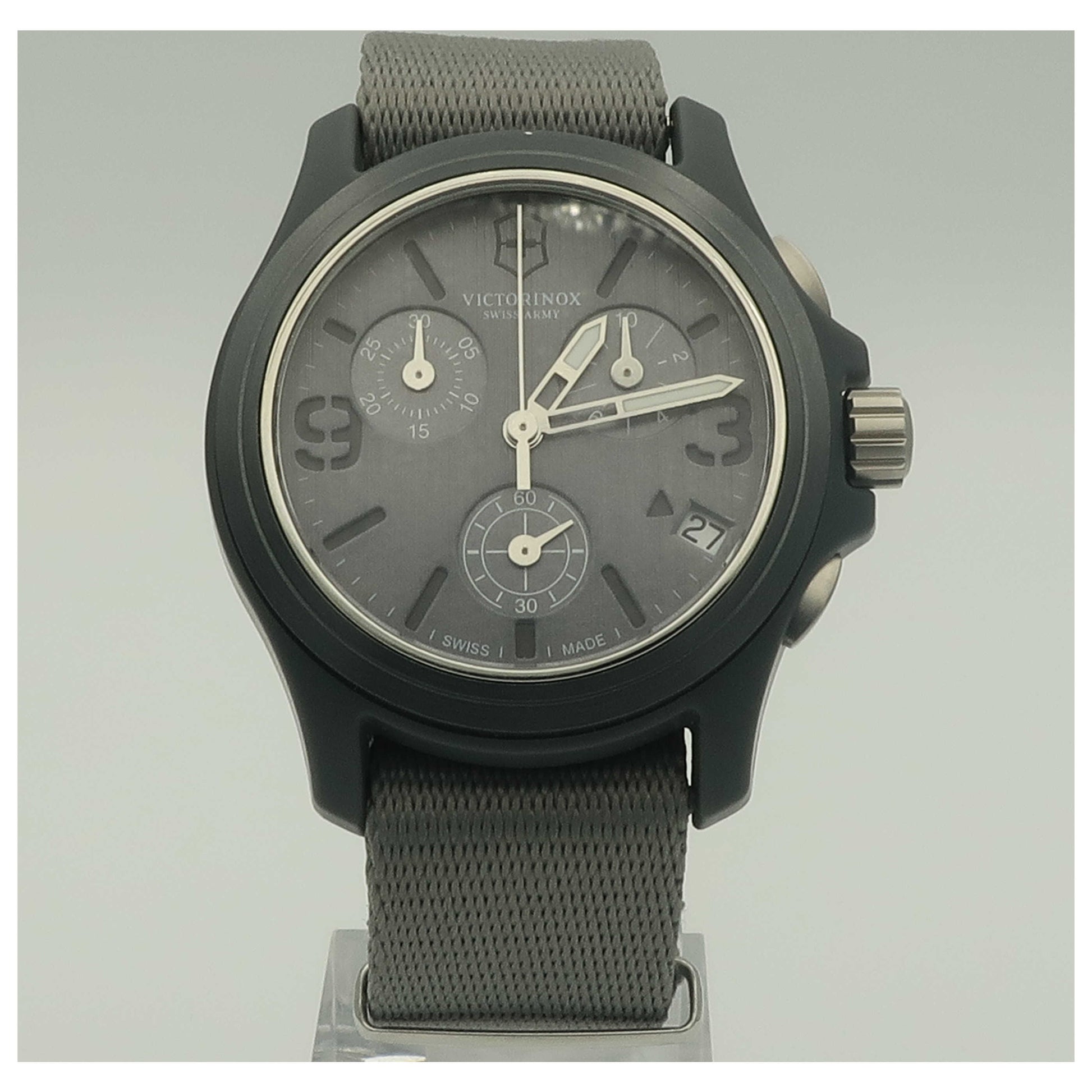 Front view of Victorinox Swiss Army Original Men's Swiss Quartz (Battery-Powered) Watch 241532-PO