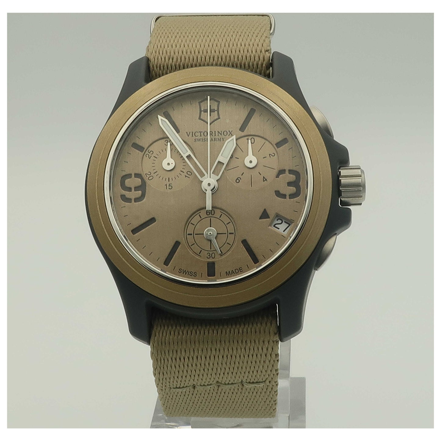 Front view of Victorinox Swiss Army Original Men's Swiss Quartz (Battery-Powered) Watch 241533-SDV