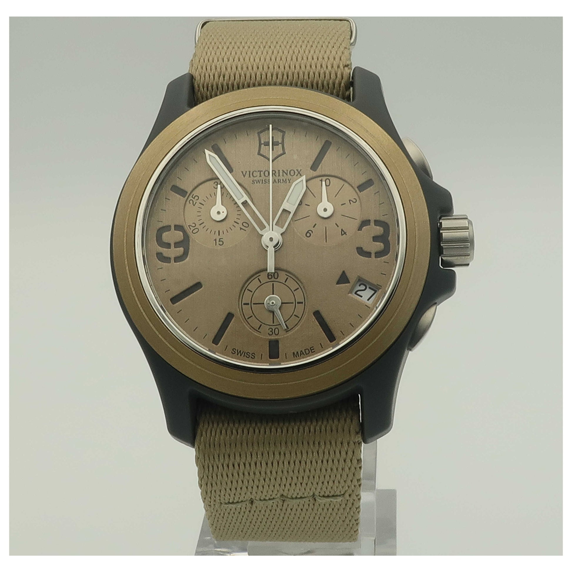 Front view of Victorinox Swiss Army Original Men's Swiss Quartz (Battery-Powered) Watch 241533-SDV