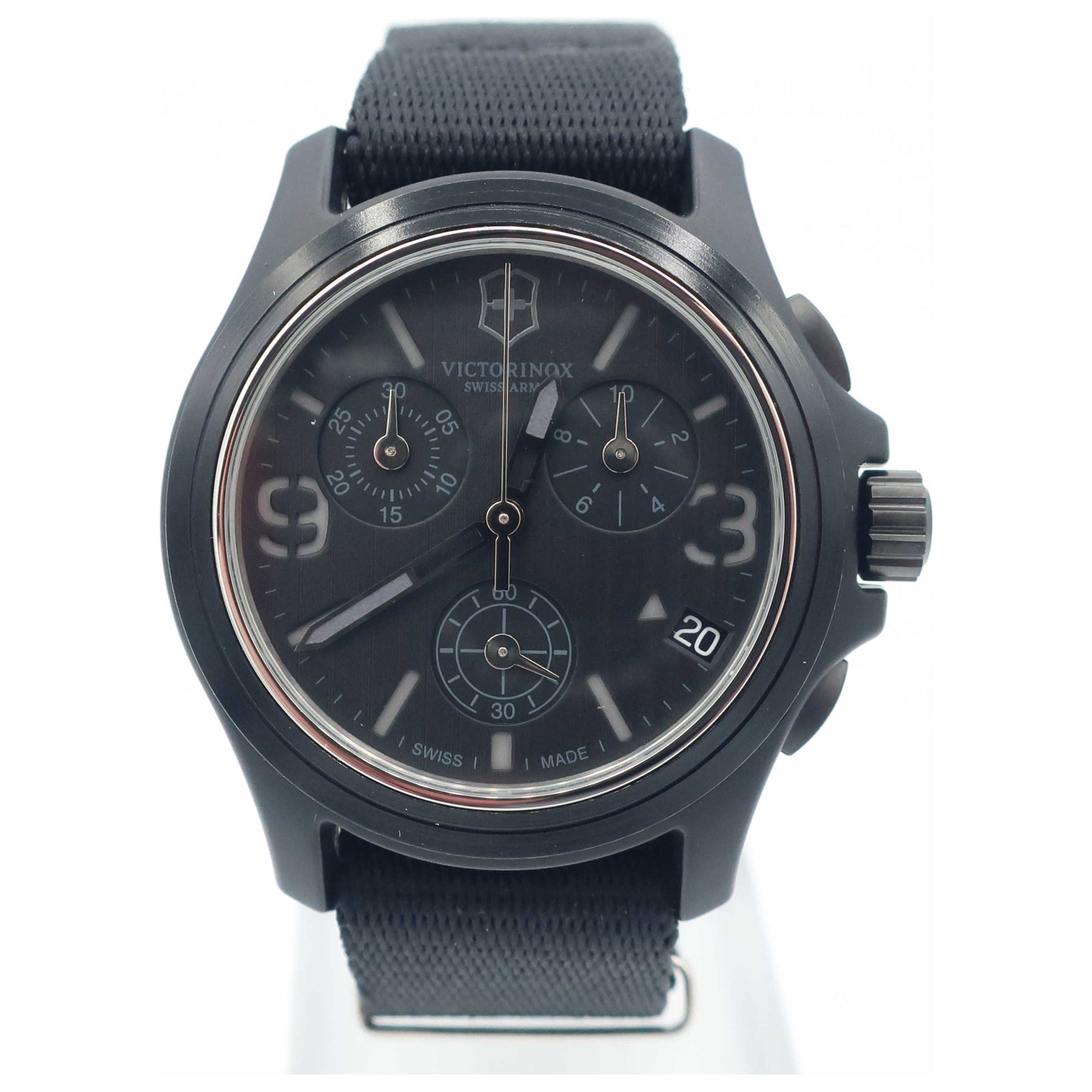 Front view of Victorinox Swiss Army Original Men's Swiss Quartz (Battery-Powered) Watch 241534-SD