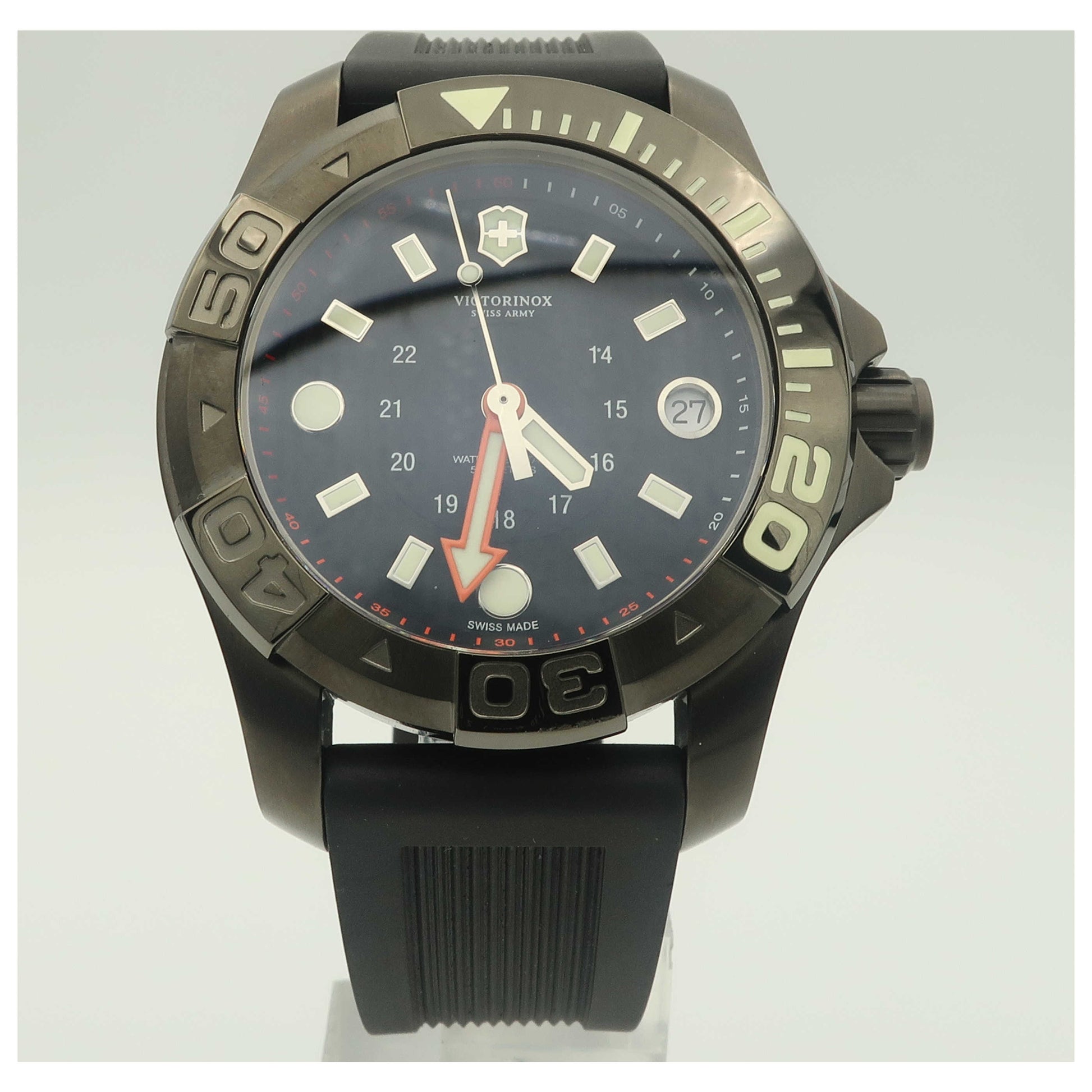 Front view of Victorinox Swiss Army Professional Men's Swiss Quartz (Battery-Powered) Watch 241555-SD