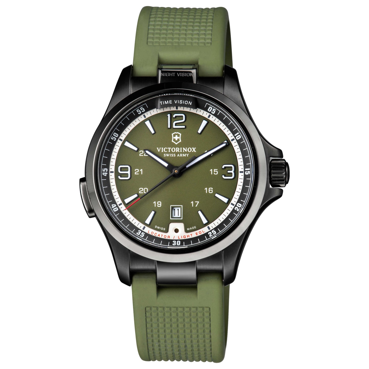 Front view of Victorinox Swiss Army Night Vision Men's Quartz Watch 241595
