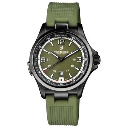 Front view of Victorinox Swiss Army Night Vision Men's Quartz Watch 241595