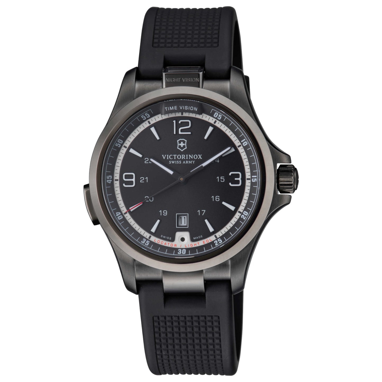 Front view of Victorinox Swiss Army Night Vision Men's Quartz Watch 241596