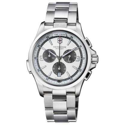 Front view of Victorinox Swiss Army Night Vision Chrono Men's Quartz Watch 241728