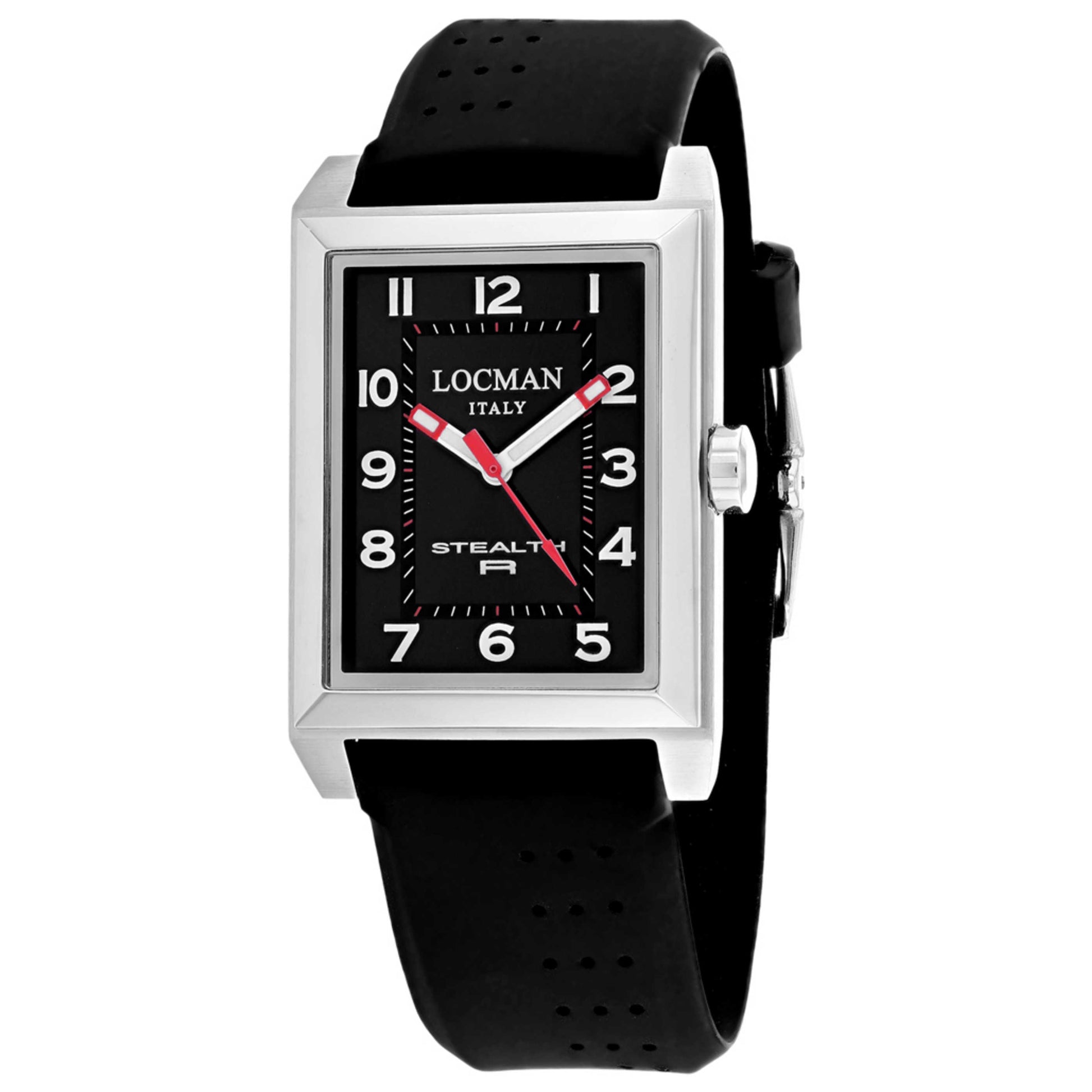 Front view of Locman Stealth Women's Quartz Watch 241GRY2BK