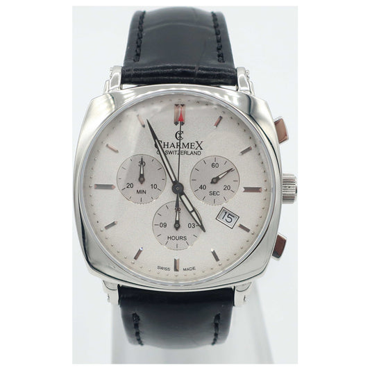 Front view of Charmex Vintage Men's Swiss Quartz (Battery-Powered) Watch 2425-SD