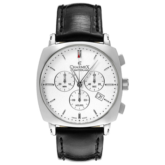 Front view of Charmex Vintage Men's Swiss Quartz (Battery-Powered) Watch 2425