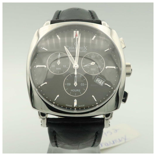 Front view of Charmex Vintage Men's Swiss Quartz (Battery-Powered) Watch 2426-SD