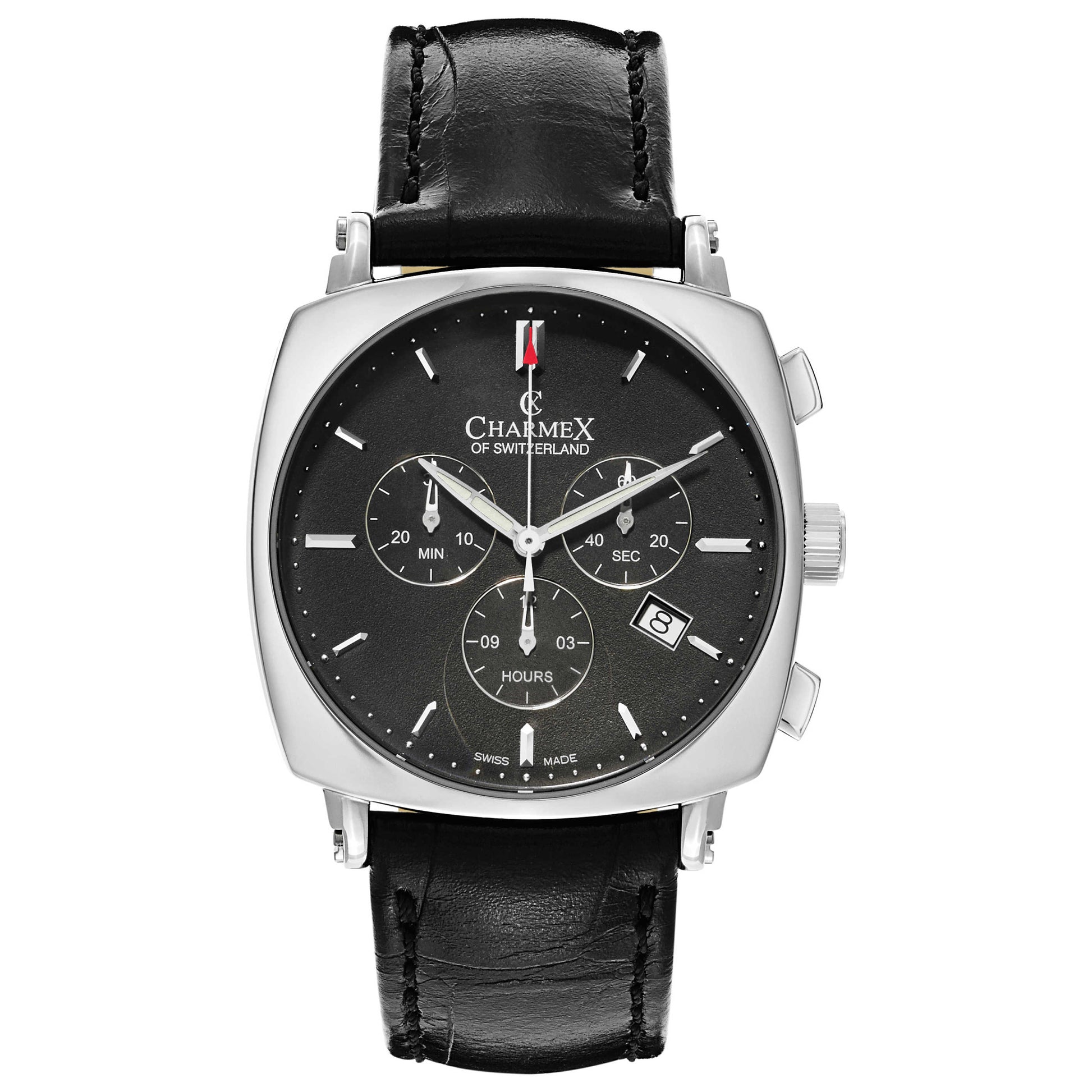 Front view of Charmex Vintage Men's Swiss Quartz (Battery-Powered) Watch 2426