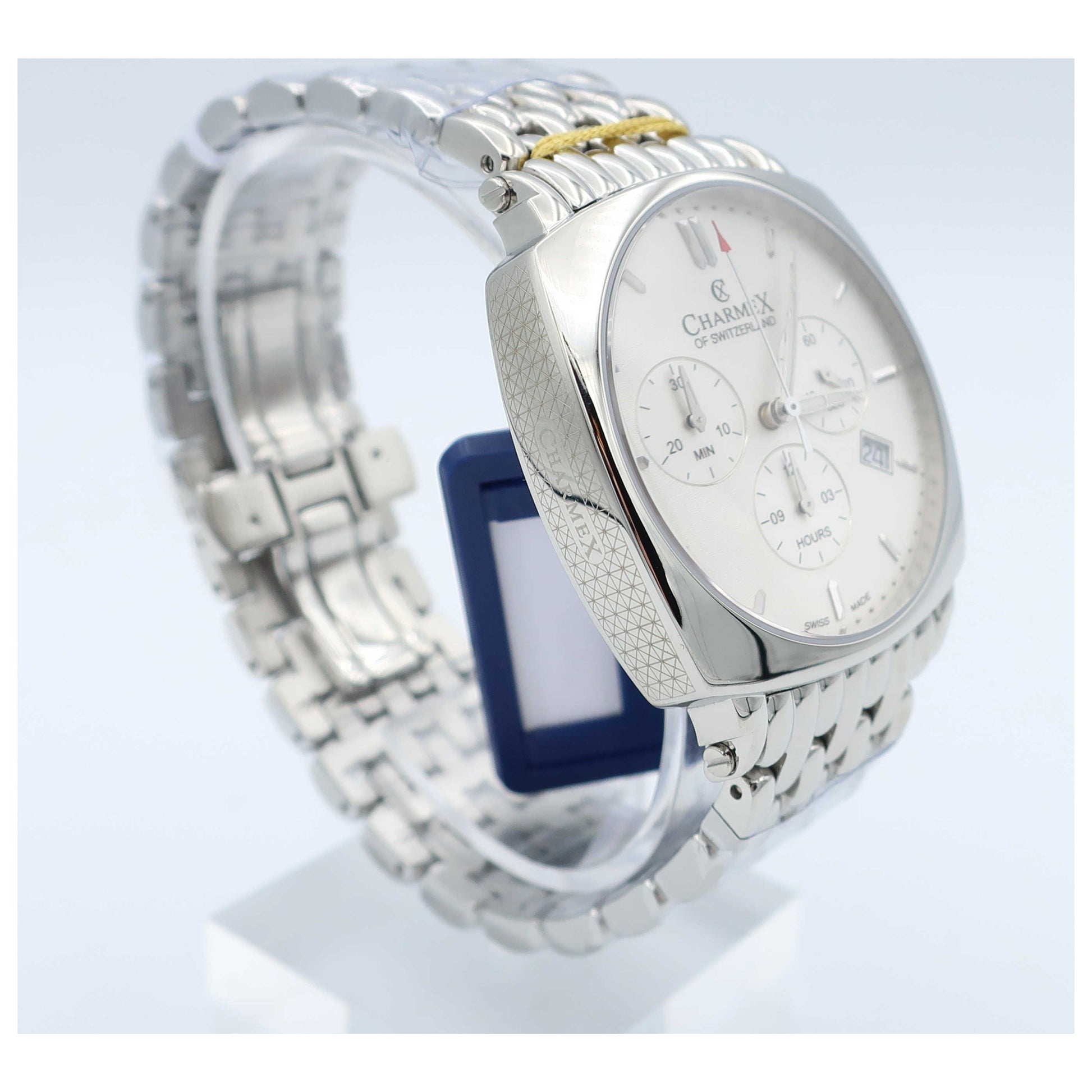 Charmex Vintage Men's Swiss Quartz (Battery-Powered) Watch 2430-SD - Image #3