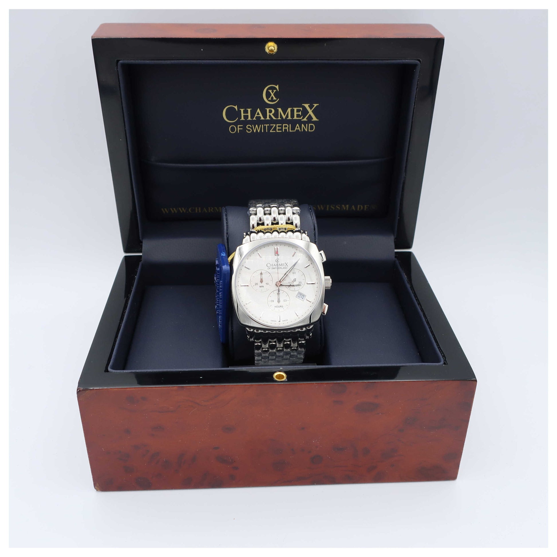 Charmex Vintage Men's Swiss Quartz (Battery-Powered) Watch 2430-SD - Image #6
