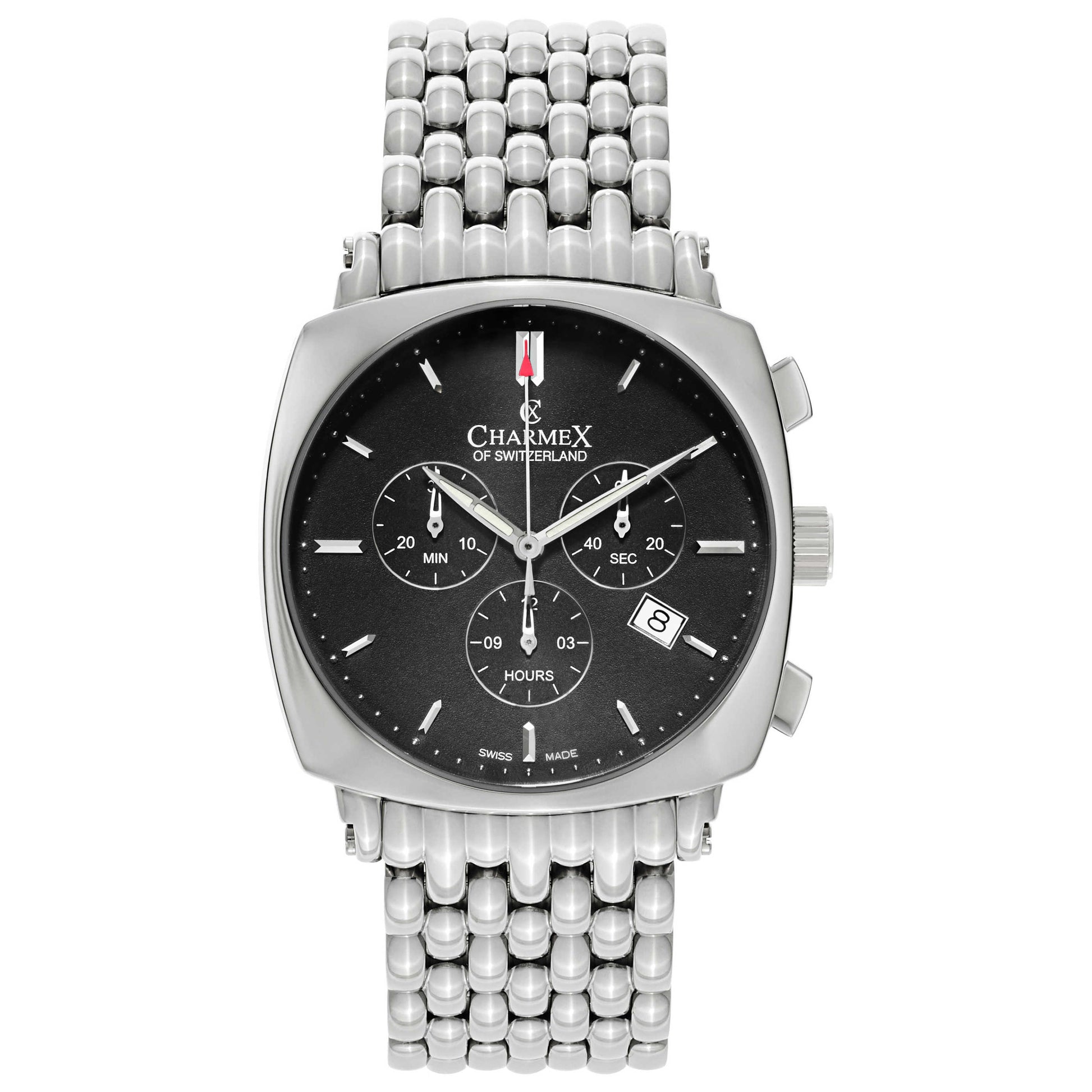 Front view of Charmex Vintage Men's Swiss Quartz (Battery-Powered) Watch 2431