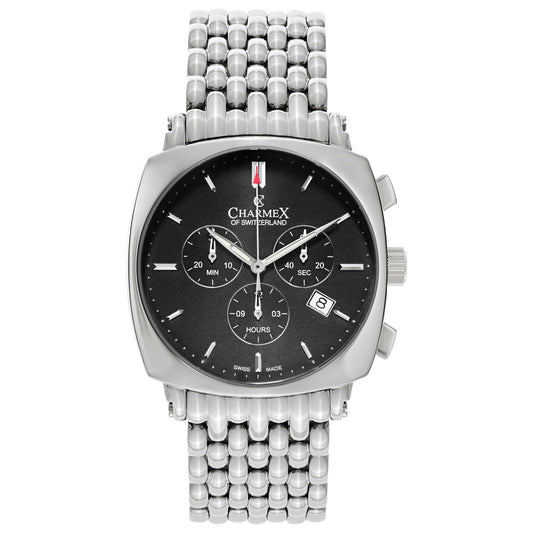 Front view of Charmex Vintage Men's Swiss Quartz (Battery-Powered) Watch 2431