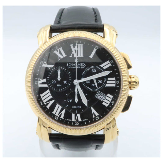 Front view of Charmex Aspen Men's Swiss Quartz (Battery-Powered) Watch 2446-SDV