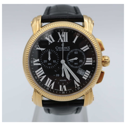 Front view of Charmex Aspen Men's Swiss Quartz (Battery-Powered) Watch 2446-SD