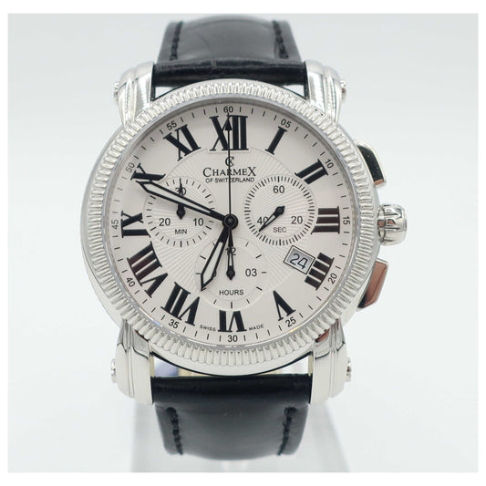 Front view of Charmex Aspen Men's Swiss Quartz (Battery-Powered) Watch 2450-SD