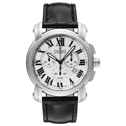 Front view of Charmex Aspen Men's Swiss Quartz (Battery-Powered) Watch 2450