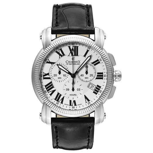 Front view of Charmex Aspen Men's Swiss Quartz (Battery-Powered) Watch 2450