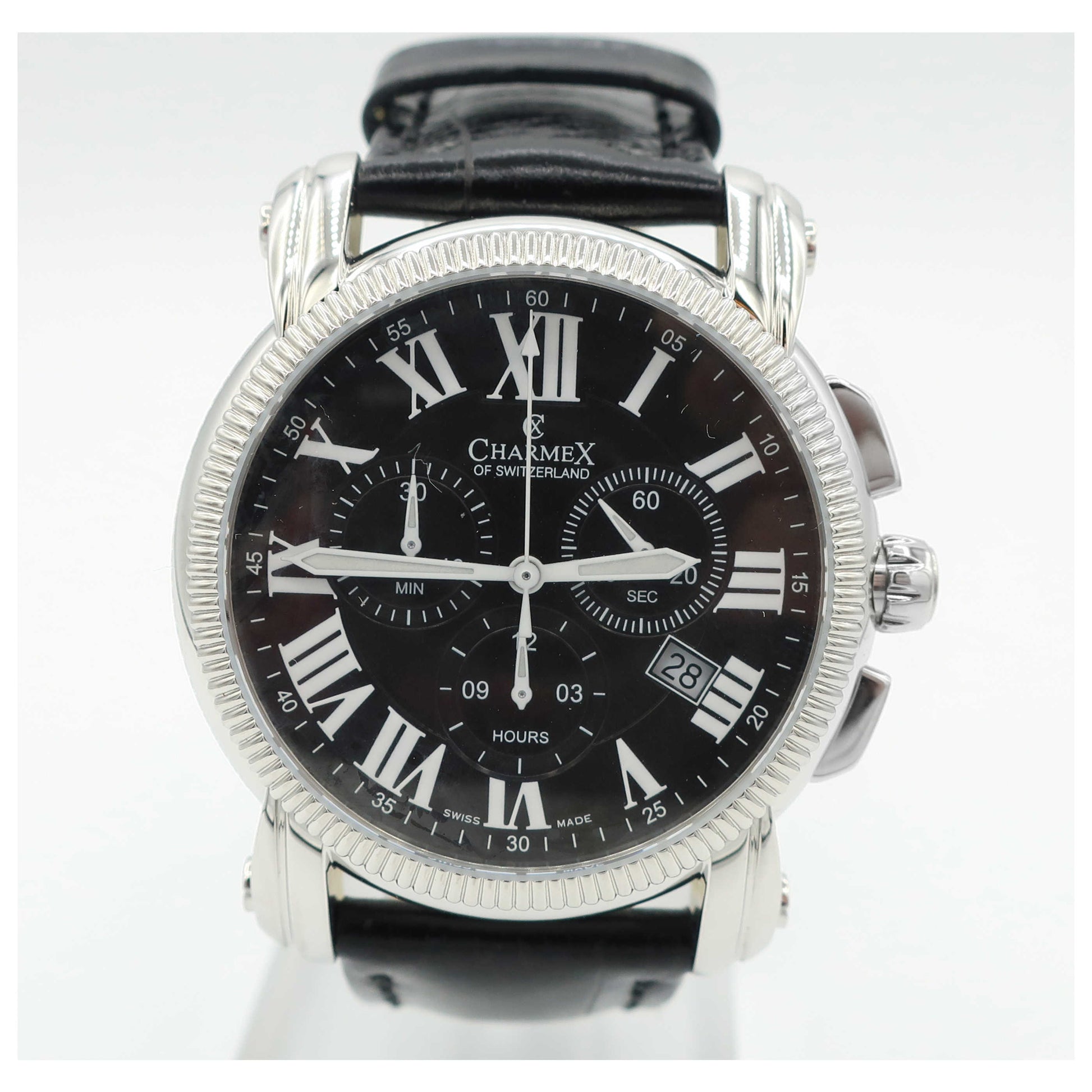 Front view of Charmex Aspen Men's Swiss Quartz (Battery-Powered) Watch 2451-SD