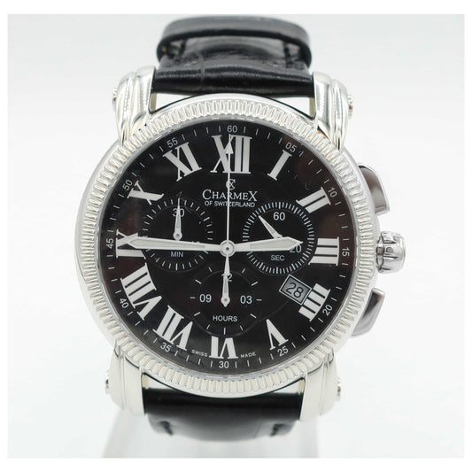 Front view of Charmex Aspen Men's Swiss Quartz (Battery-Powered) Watch 2451-SD