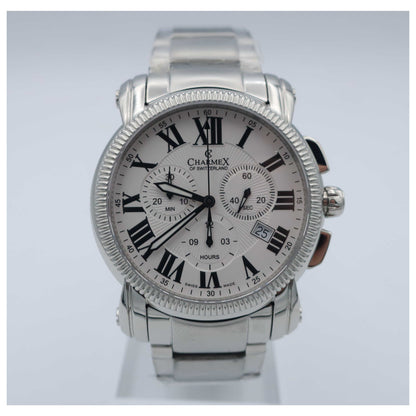 Front view of Charmex Aspen Men's Swiss Quartz (Battery-Powered) Watch 2455-SD