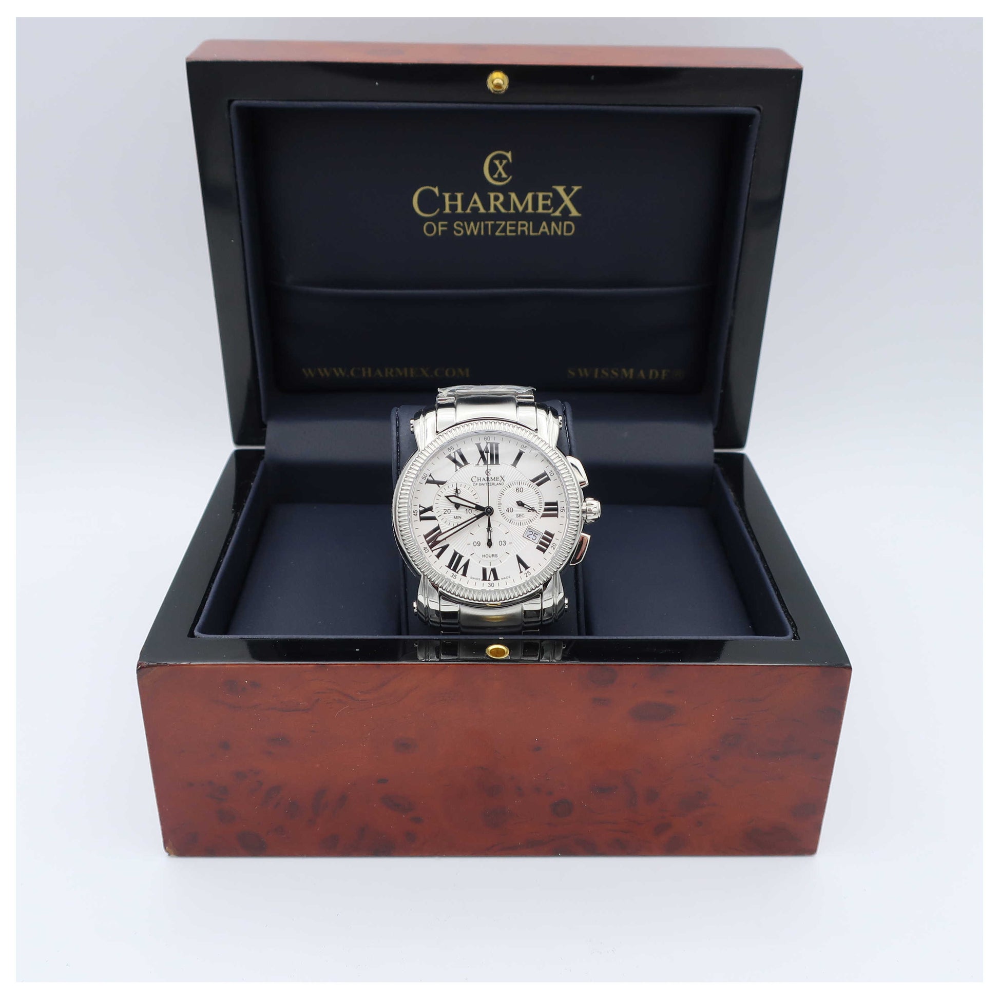 Charmex Aspen Men's Swiss Quartz (Battery-Powered) Watch 2455-SD - Image #6