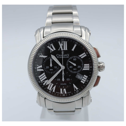 Front view of Charmex Aspen Men's Swiss Quartz (Battery-Powered) Watch 2456-SD